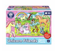 Orchard Toys Unicorn Friends Jigsaw Puzzles for Kids - 50-Piece Unicorn Puzzle for 4+ Year Olds with Giant Poster and Learning Guide - Unicorn Gifts for Girls, Boys, Toddlers, Children - Age 4-7 years