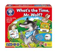 Orchard Toys What's the Time, Mr Wolf Game | Educational Game For Children Aged 5-9 | Two Ways To Play | Teaches Time Telling Skills | Includes Moveable Clockface | Learning Made Fun