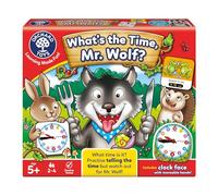 Orchard Toys What's the Time, Mr. Wolf? Game for Kids Age 5+ Learning Game | Educational time-telling board game for children with movable clock hands. Learn to tell the time toy for 2-4 players.
