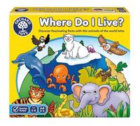 Orchard Toys Where Do I Live , Fun and Educational Matching and Memory Game, Double-Sided Boards include animal and habitat facts, Ages 3-6