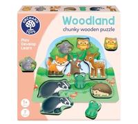 Orchard Toys Woodland Chunky Wooden Puzzle for 1+ Years Matching and Educational Toy.