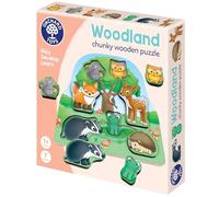 Orchard Toys Woodland Chunky Wooden Puzzle for 1+ Years Matching and Educational Toy.