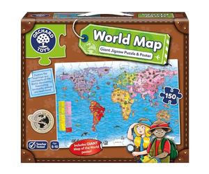 Orchard Toys World Map Jigsaw Puzzle and Poster