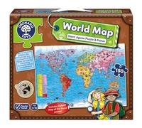 Orchard Toys World Map Jigsaw Puzzle and Poster Educational Gift for Children