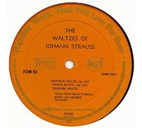 Orchester Der Wiener Staatsoper - The Waltzes Of Johann Strauss - Johann Strauss, Vienna State Opera Orchestra* LP
