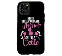 Orchestra Cellist Never Underestimate A Girl With A Cello Case for iPhone 11 Pro