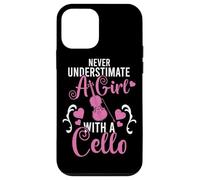 Orchestra Cellist Never Underestimate A Girl With A Cello Case for iPhone 12 mini
