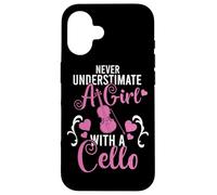 Orchestra Cellist Never Underestimate A Girl With A Cello Case for iPhone 16