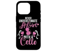 Orchestra Cellist Never Underestimate A Girl With A Cello Case for iPhone 16 Pro