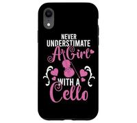 Orchestra Cellist Never Underestimate A Girl With A Cello Case for iPhone XR
