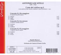 Orchestra Da Camera Di Santa Cecilia & Rodolfo Bonucci - Locatelli: L'arte del Violino Op.3, Vol. 1