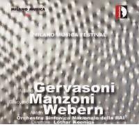 MILANO MUSICA FESTIVAL, VOL. 3: GERVASONI, MANZONI, WEBERN NEW CD