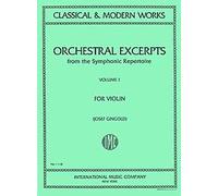 Orchestral Excerpts From the Symphonic Repertoire for Violin, Volume I (Classical & Modern Works)