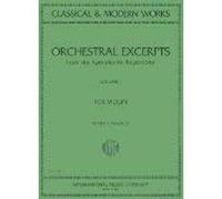 Orchestral Excerpts, Volume 1 - Violin - edited by Josef Gingold - International Music Company