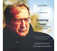 Orchestre De Paris:Eschenbach - RENDERING, STANZE