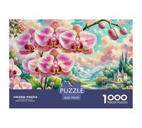 Orchid 1000 Piece Jigsaw Puzzle For Adults Family Challenge Toys Stress Relief Puzzle Cultivate The Spirit of Teamwork For Adults Gifts 70x50cm/1000pcs