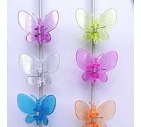 Orchid and Vine Support Clips 30 Pcs Plastic Garden Fixing Tools for Easy Plant Maintenance and Support (30pcs Butterfly)