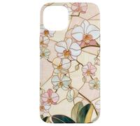 Orchid Art Nouveau Floral Aesthetic Botanical Boho Mood Iris Case for iPhone 15 Plus
