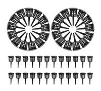 Orchid Fertilizer Holder - 50 Pieces Slow Release Nutrient Stakes, Durable Basket Inserts for Root Health | for Outdoor Gardening Orchid Care Animal Prevention Soil Enrichment Growth Support Yard Main