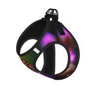 Orchid Flower Butterfly Soft Fresh Spring.. Print Pet Leash Vest Soft Adjustable Step in Puppy Vest Outdoor Walking with Leash