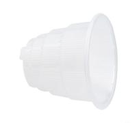 Orchid Flower Container Made of Clear Resin with Mesh Design, Root Guide Groove, Side Ventilation Holes, and Bottom Drainage for Plant Care (M)