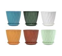 Orchid Flower Pots, Decorative Plant, Pot Set with Durable Material, Indoor for Window Sill Display, Flower Pots, Small Plant Containers for Home Office Kitchen Balcony