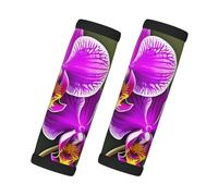 Orchid Flower Print Handles Protection Luggage Handle Wrap Grips 2 Packs Suitcase Identifiers Soft Grip