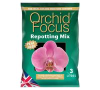 Orchid Focus Repotting Mix, 3L - Growth Technology Orchid Potting Mix for Orchid Plants - Peat-Free Orchid Potting Mix - Orchid Compost For Repotting