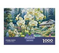 Orchid Jigsaw Puzzles Great Gift for Adults 1000 Piece Family Challenging Toys Home Decors Flower Jigsaw Puzzle for Women Men Adult 70x50cm/1000pcs