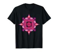 Orchid Mandala Sacred Geometry Floral Meditation T-Shirt