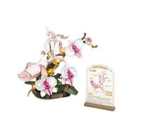 Orchid Mantis Building Kit, 478 PCS Flowers and Insect Micro Mini Building Blocks Set, MOC Construction Bricks Toy Gift, Creative Home Decoration (4118)