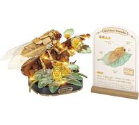 Orchid Mantis Building Kit, 478 PCS Flowers and Insect Micro Mini Building Blocks Set, MOC Construction Bricks Toy Gift, Creative Home Decoration (4123)