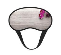 Orchid Polyester Sleep Mask,Light Blocking Sleep Eye Mask,Night Sleeping Mask, Eye Blinder
