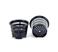 Orchid Pots, Lightweight Economy Net Pots Plastic Aquaponics Hydroponic Baskets Slotted Mesh Orchid Planter Container with Hole for Growing - UV Resistant & BPA Free