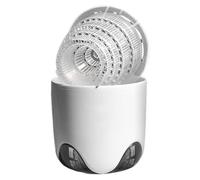 Orchid Pots with Holes, Double Layer Imitate Ceramic Orchid Planter Provide Good Air Circulation,Clear Orchid Pot Match Decorative Orchid Container for Bookshelf, Window Sill, Balcony,Desktop