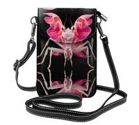 Orchid Praying Mantis Printed crossbody bag, made of skin-friendly material, suitable for travel and storing small coin pouches