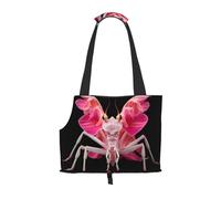 Orchid Praying Mantis Printed pet shoulder bag for going out - small dog and cat dual-purpose shoulder bag