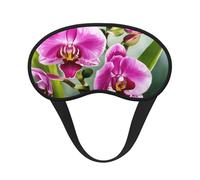 Orchid Print Adults Washable Eye Mask for Sleeping Light Blocking Nap for Night Rest Cover