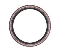 Orchid Print Non-Slip Car Steering Wheel Cover Soft Easy Installation Protection Fit Cars Trucks