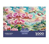 Orchid Puzzle 1000 Pieces Jigsaw Adults Kids Puzzles Reliever Difficult Family Game Stress Suitable for Home Decor 1000pcs 70x50cm/1000pcs