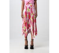 Orchid Versace skirt in pleated fabric - Size: 42 - female