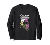 Orchid Whisperer Flower Grower Botanical Expert Long Sleeve T-Shirt