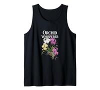Orchid Whisperer Flower Grower Botanical Expert Tank Top