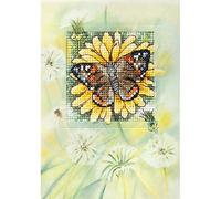 Orchidea Butterfly and Dandelions Card Cross Stitch Kit