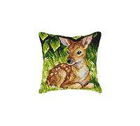 Orchidea Cross Stitch: Cushion Kit, Roe Deer, 40 x 40cm