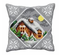 Orchidea Cross Stitch Kit: Cushion: Large: Winter Landscape
