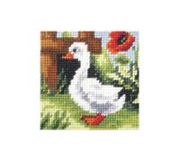 Orchidea EMB KIT BABY GOOSE - Needlepoint Kit: My First Embroidery: Baby Goose Orchidea Multicolor