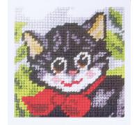Orchidea EMB KIT PUSSY CAT - Needlepoint Kit: My First Embroidery: Pussy Cat Orchidea Multicolor