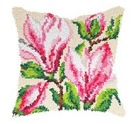 Orchidea Latch Hook Kit: Cushion: Magnolias