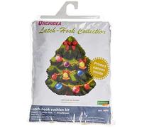 Orchidea Latch Hook Kit: Cushion: Shaped: Christmas Tree, Multi, 39 x 47cm